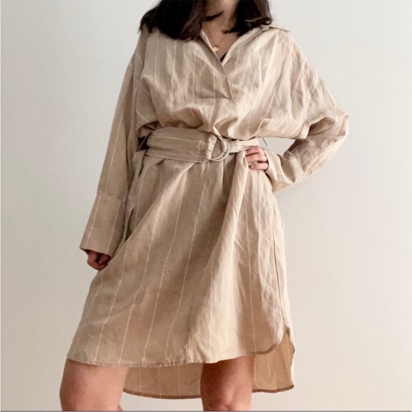 NWOT SOSKEN STUDIOS KYOKO SHIRT DRESS - Picture 3 of 16